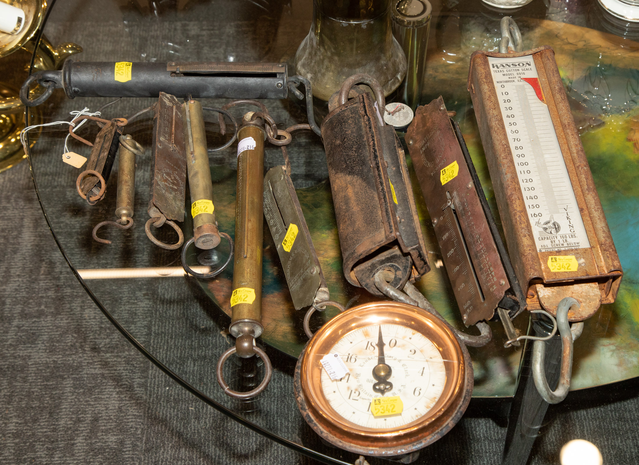 COLLECTION OF 11 SUSPENSION