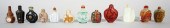 COLLECTION OF 12 CHINESE SNUFF