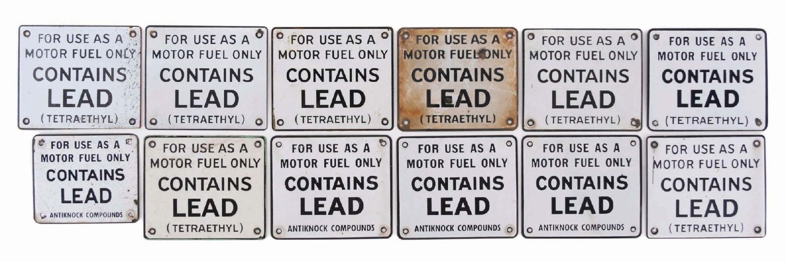 COLLECTION OF 12: CONTAINS LEAD