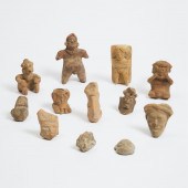 Collection of 12 Pre Columbian
