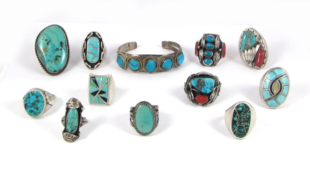 COLLECTION OF 12 SOUTHWEST NATIVE