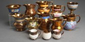 COLLECTION OF 13 LUSTREWARE TA