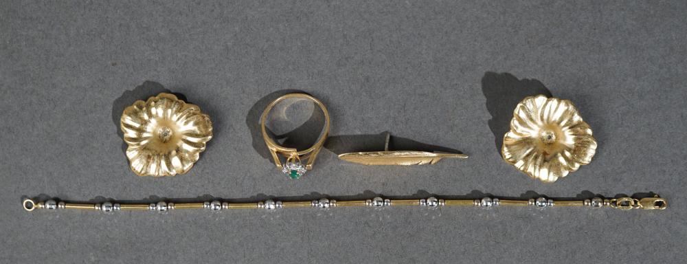 COLLECTION OF 14-KARAT GOLD