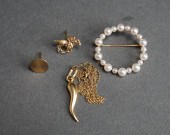 COLLECTION OF 14-KARAT GOLD JE