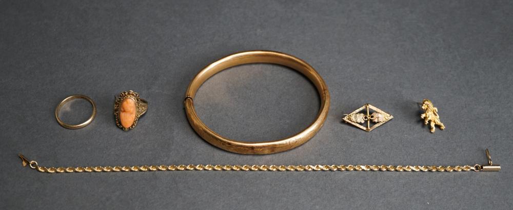 COLLECTION OF 14-KARAT GOLD