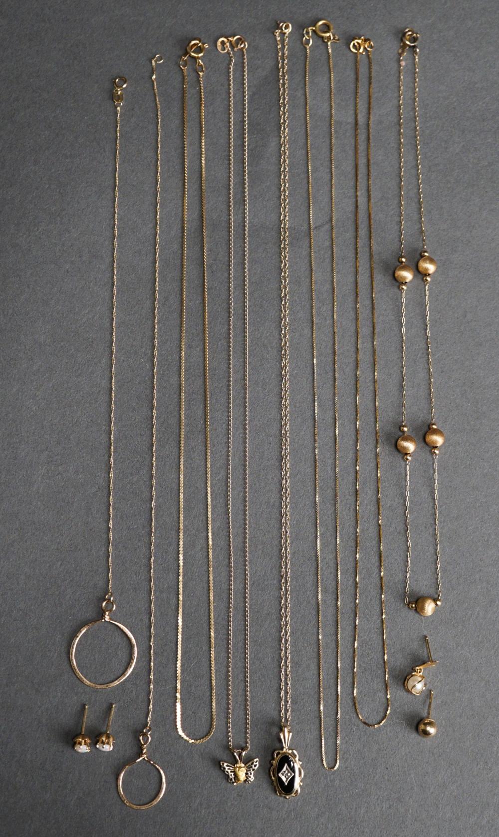 COLLECTION OF 14-KARAT GOLD