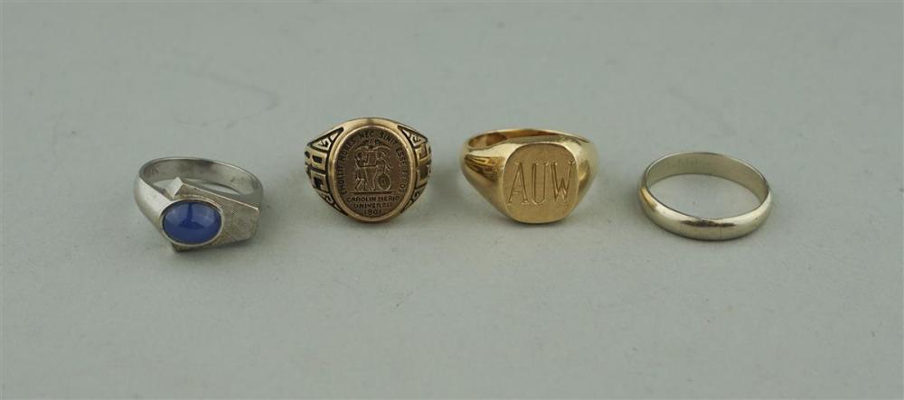 COLLECTION OF 14K AND 10K MEN'S