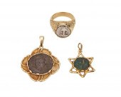 COLLECTION OF 14K GOLD AND ANC
