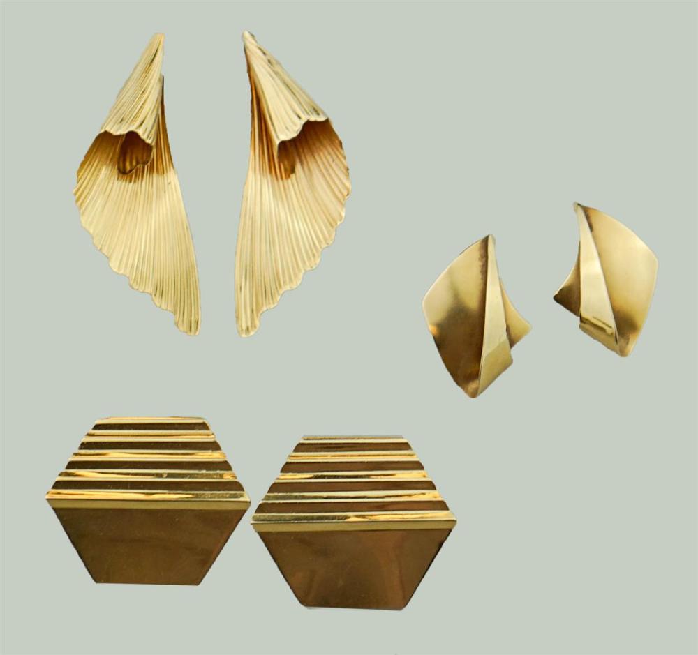 COLLECTION OF 14K YELLOW GOLD