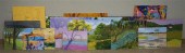 COLLECTION OF 15 UNFRAMED OIL