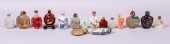 COLLECTION OF 16 CHINESE SNUFF