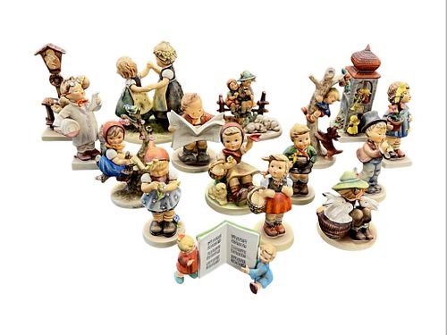 COLLECTION OF 16 GERMAN HUMMEL