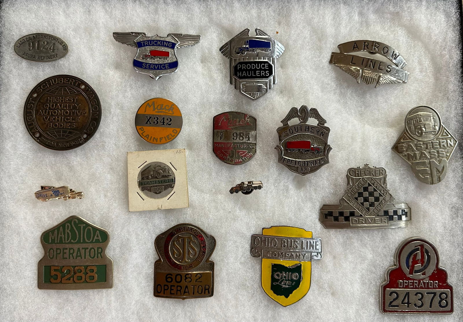 COLLECTION OF 17 BUS, TRUCK DRIVER,