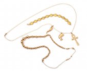 COLLECTION OF 18K & 14K GOLD J