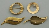 COLLECTION OF 18K AND 14K PINS