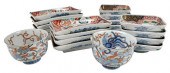 COLLECTION OF 19 IMARI PORCELA