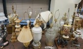 COLLECTION OF 19 TABLE LAMPSCo