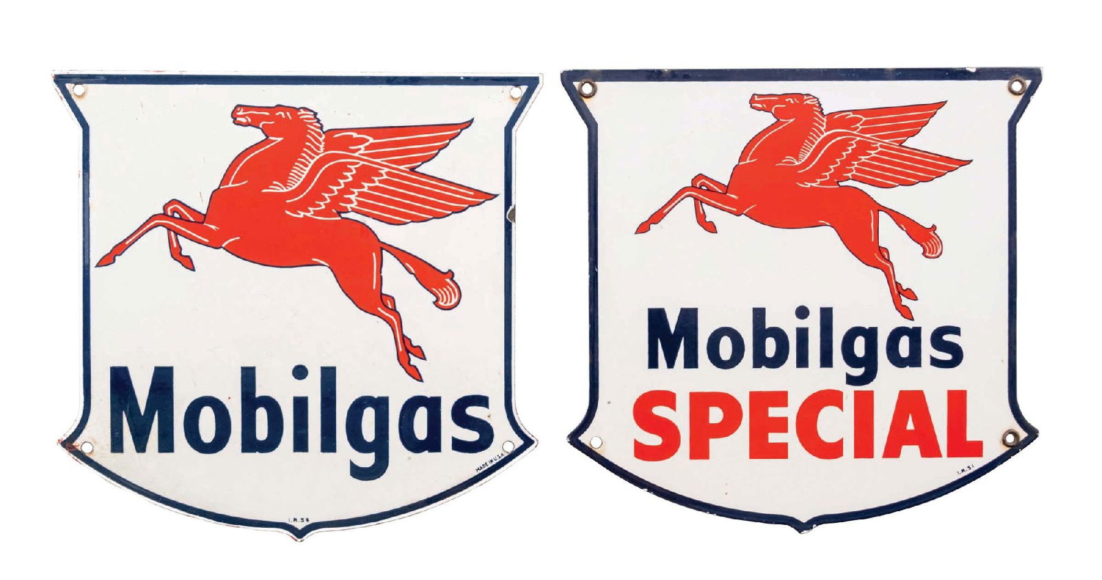 COLLECTION OF 2 MOBILGAS