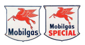 COLLECTION OF 2 MOBILGAS PORCE