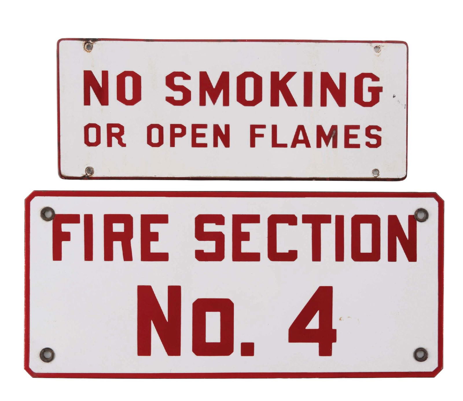 COLLECTION OF 2: NO SMOKING AND