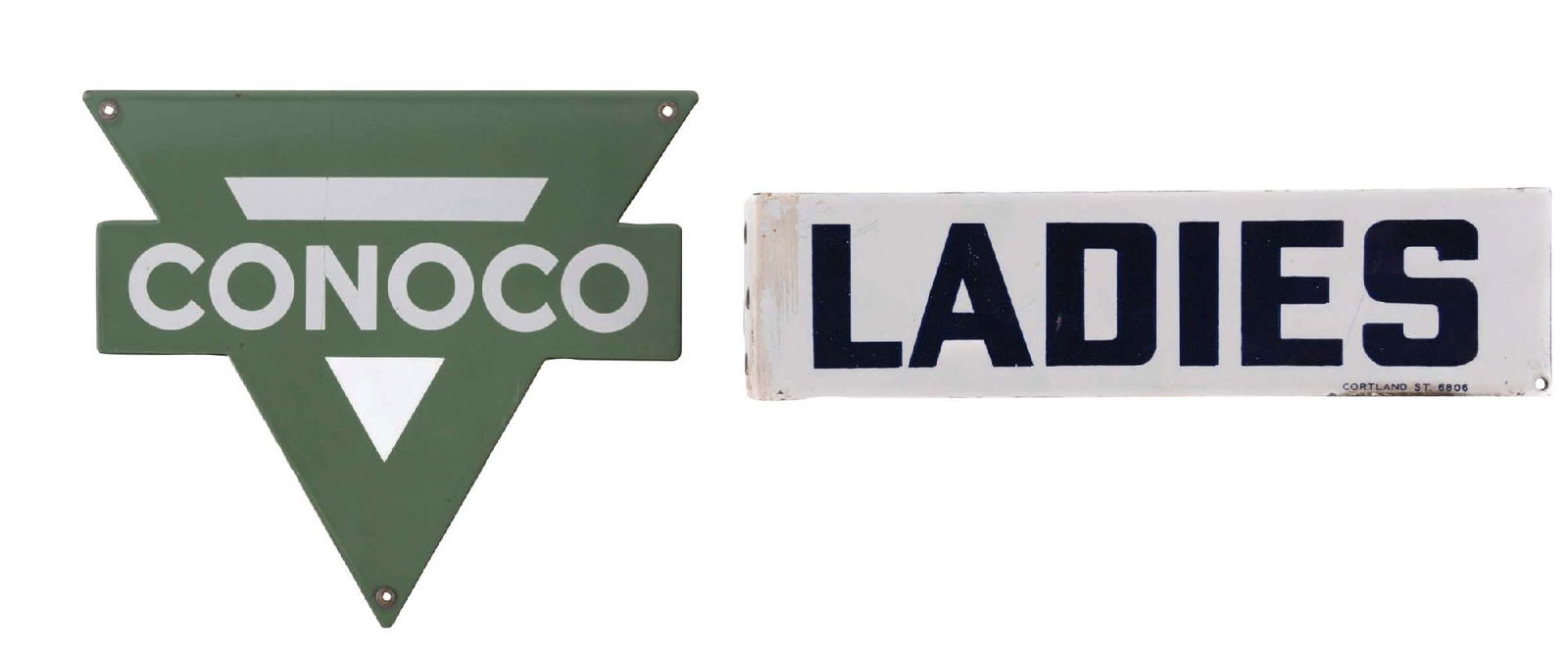 COLLECTION OF 2: PUMP PLATE AND