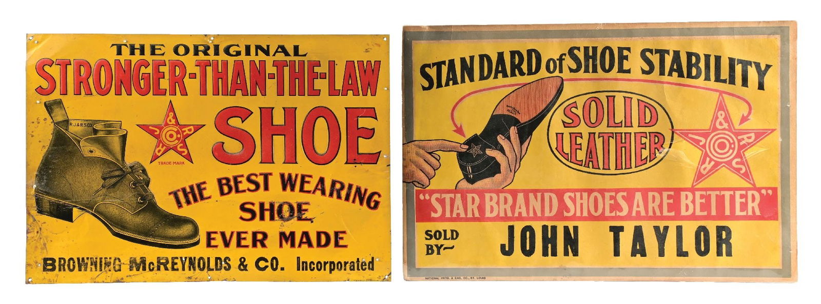 COLLECTION OF 2 SHOE COMPANY
