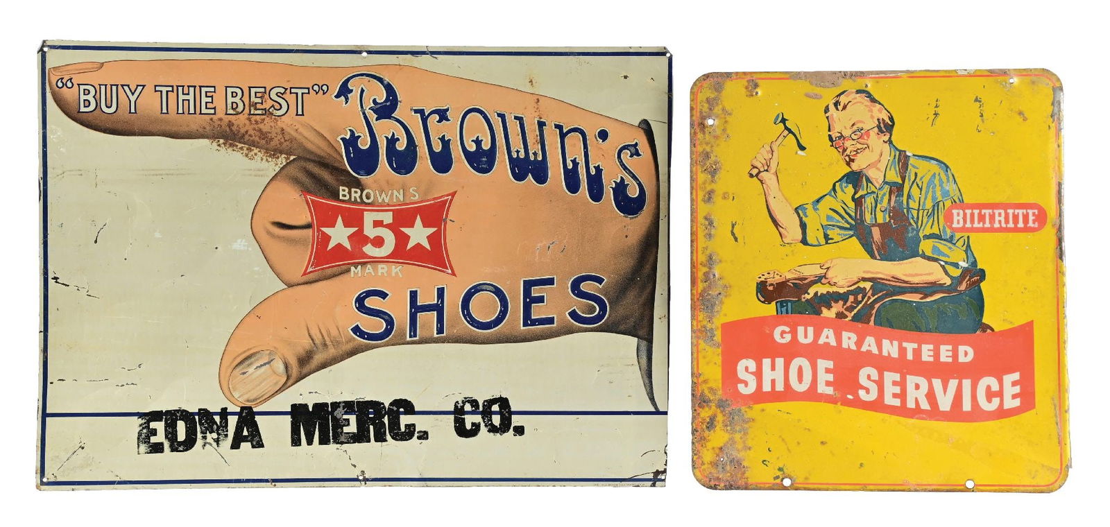 COLLECTION OF 2: SHOE SERVICE AND