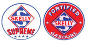 COLLECTION OF 2 SKELLY GAS GLO