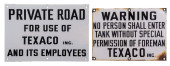 COLLECTION OF 2: TEXACO INC. W