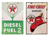 COLLECTION OF 2: TEXACO PUMP P