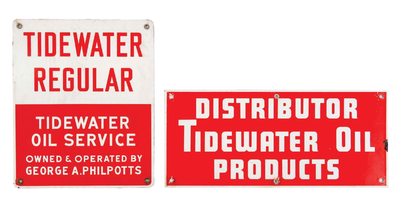 COLLECTION OF 2: TIDEWATER OIL
