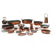 COLLECTION OF (22) COPPER COOK