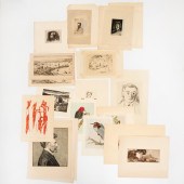 COLLECTION OF (22) ETCHINGS AN