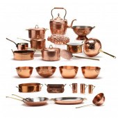 COLLECTION OF (23) COPPER COOK