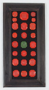 COLLECTION OF 23 WAX SEALS: Co