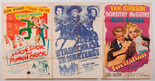 COLLECTION OF 24 ONE-SHEET MOVIE