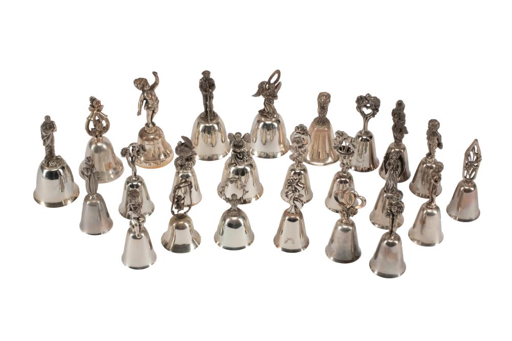 COLLECTION OF 24 SILVERPLATE