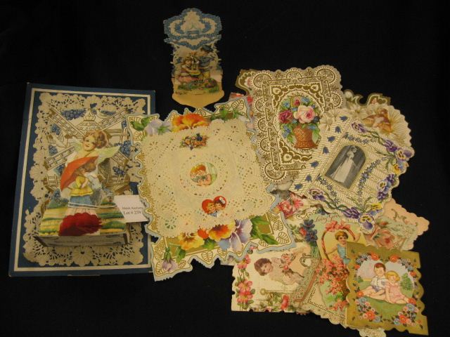 Collection of 26 Old Valentines
