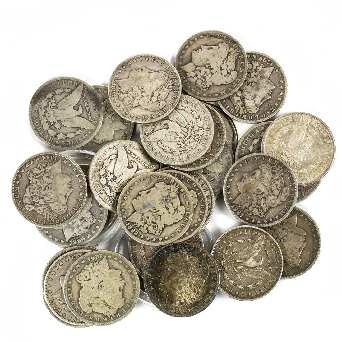 COLLECTION OF (29) MORGAN SILVER