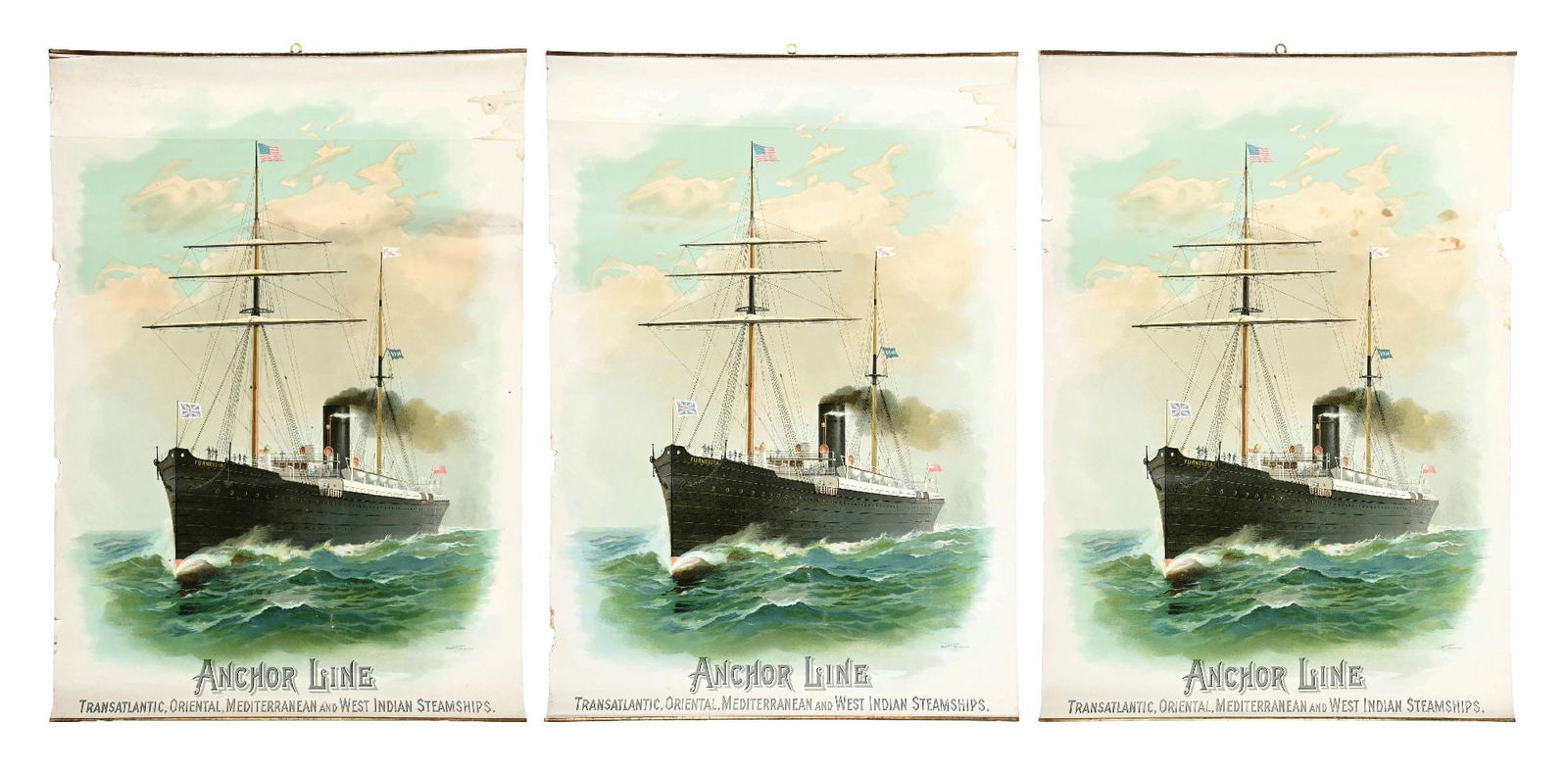 COLLECTION OF 3 ANCHOR LINE