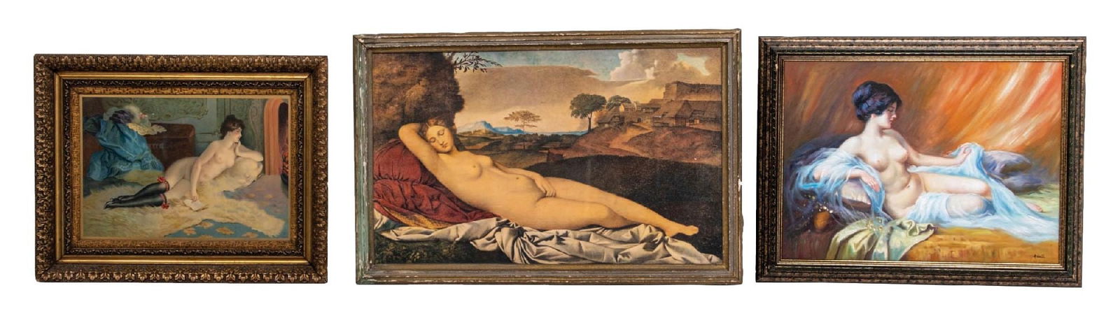 COLLECTION OF 3 BARE-BREASTED WOMEN