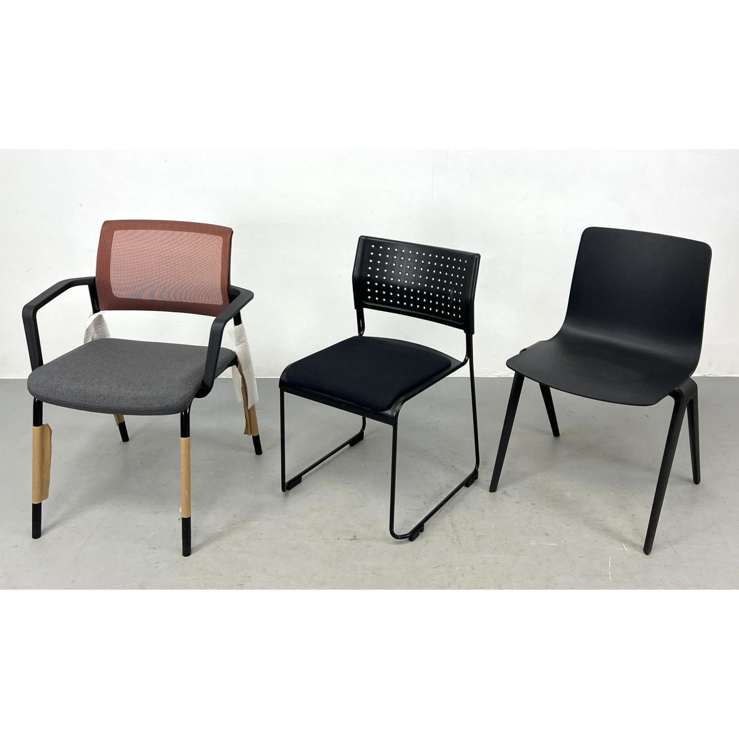 Collection of 3 Chairs. 1) DAVIS