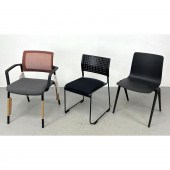 Collection of 3 Chairs. 1) DAV