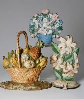 COLLECTION OF 3 FLOWER BASKET