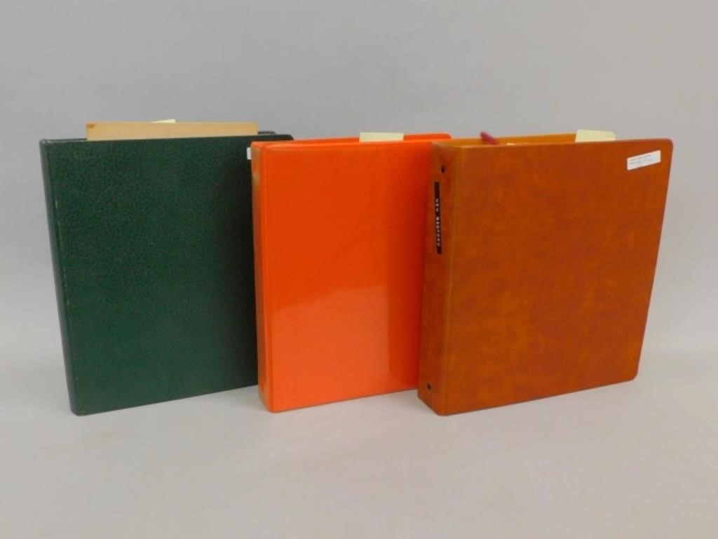 COLLECTION OF 3 LARGE ALBUMS