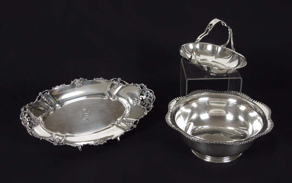 COLLECTION OF 3 STERLING SILVER