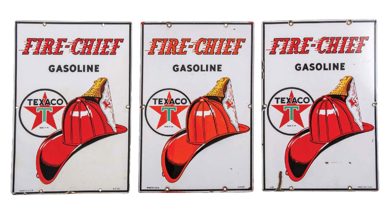 COLLECTION OF 3: TEXACO FIRE