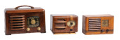 COLLECTION OF 3 WOOD TABLE RAD