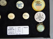 Collection of 31 pin back and