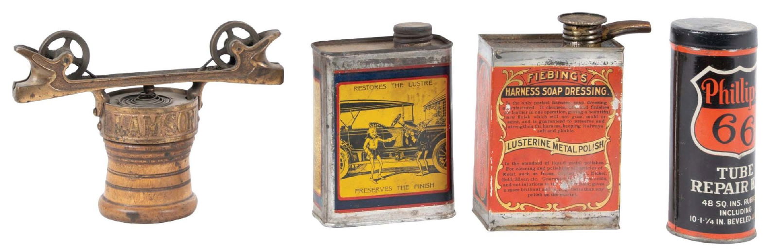 COLLECTION OF 4: EARLY CANS AND